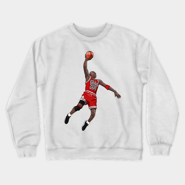 FLYING JORDAN Crewneck Sweatshirt by HSDESIGNS